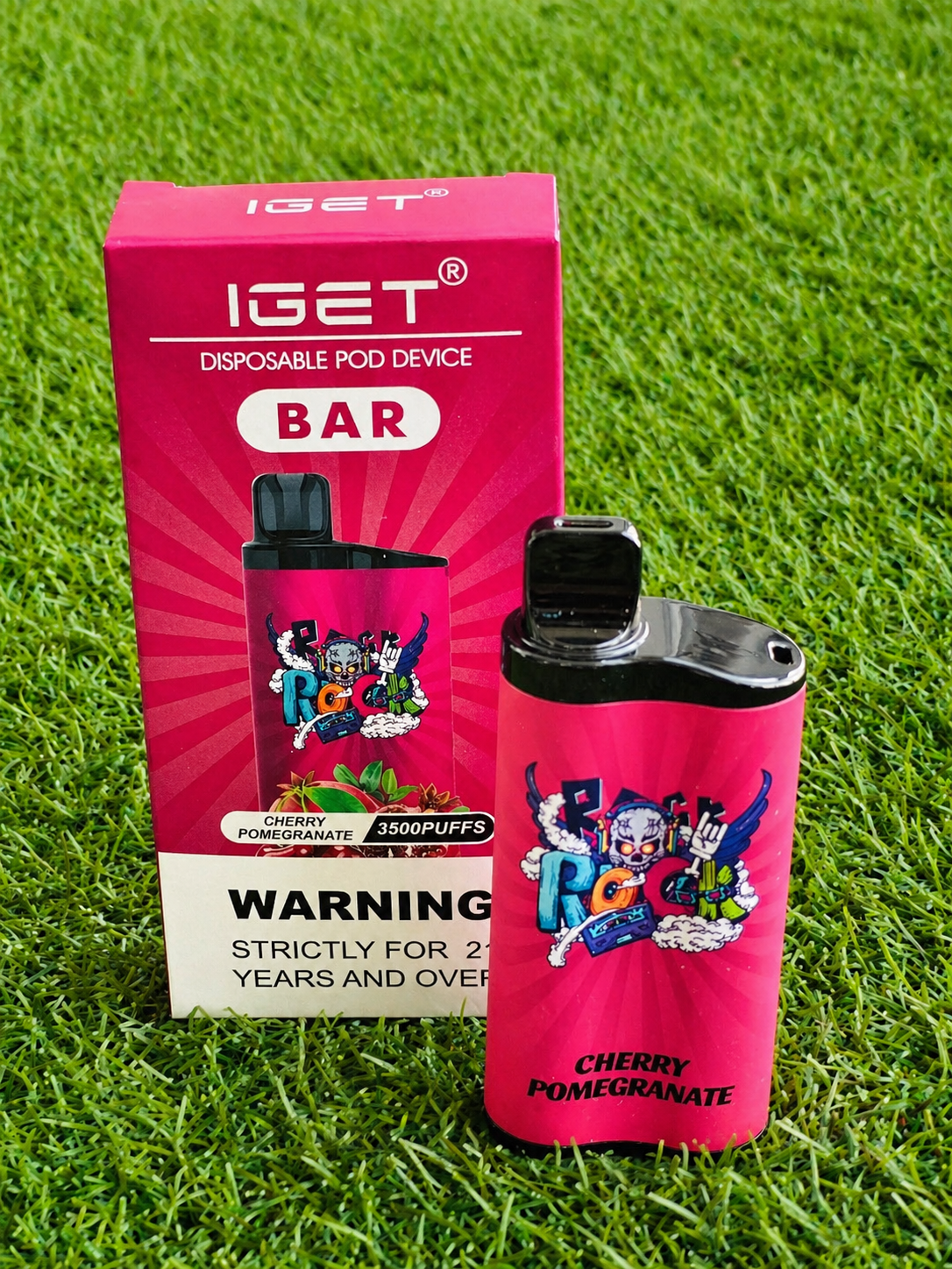 IGET Pod Bar - 3500 Puffs - Cherry Pomegranate